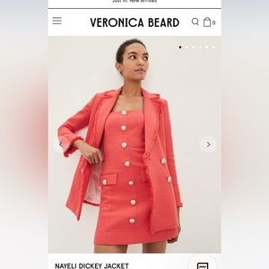 COPY - Veronica Beard tweed miniskirt and Dickey jacket.